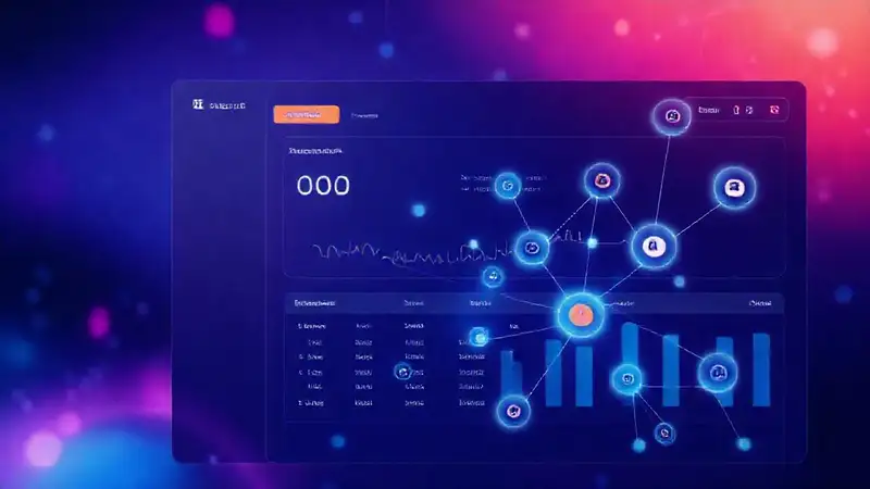 Interfaz digital conecta datos profesionales de forma moderna