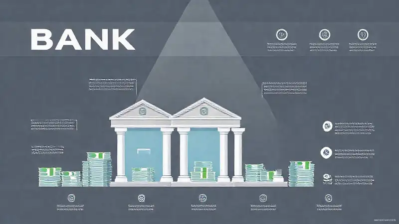 Un diseño bancario limpio e informativo