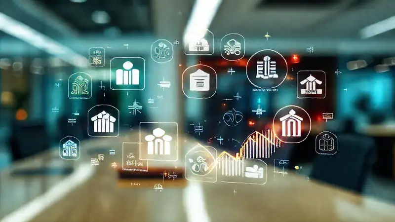 Finanzas digitales y modernas interfaces visuales