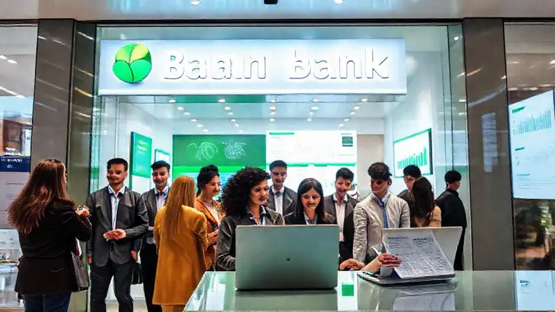 Banco moderno, profesional y acogedor