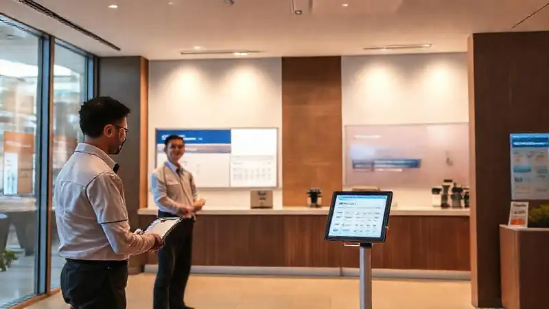 Banco moderno: amigable