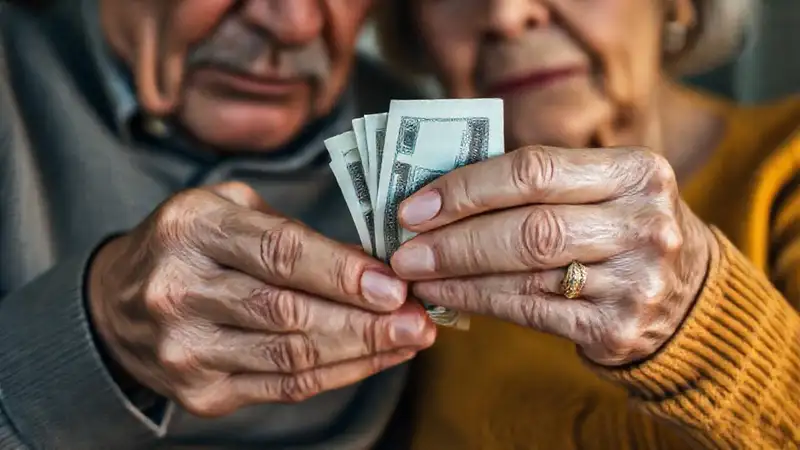 Manos intercambian dinero