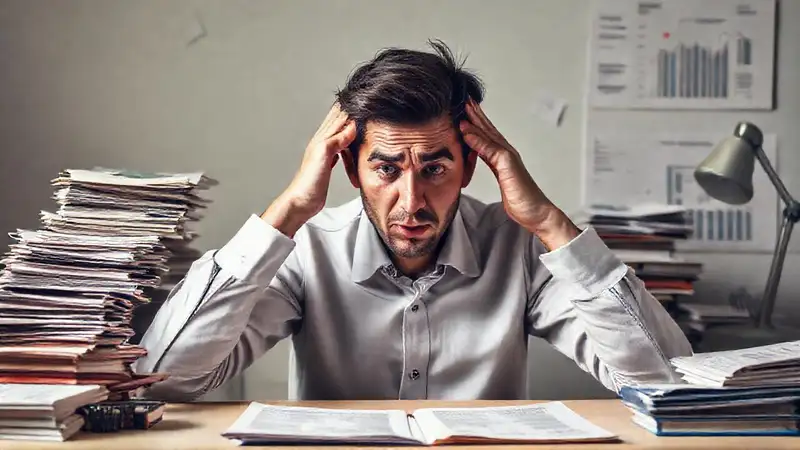 Una persona busca superar dificultades financieras