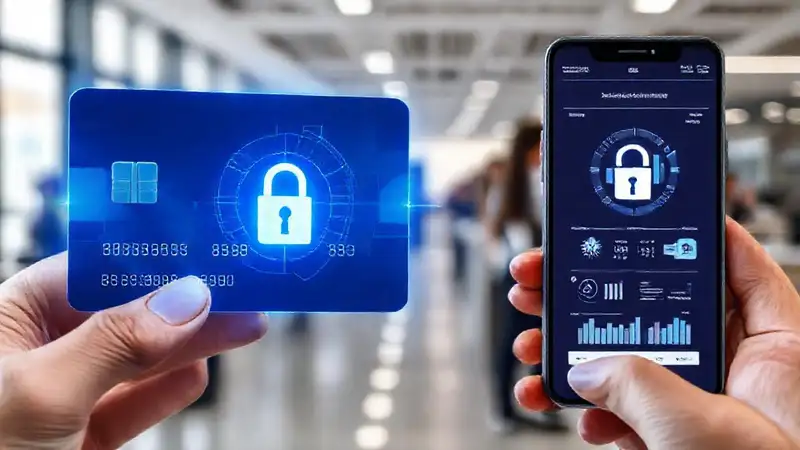 Interfaz digital segura muestra información clave