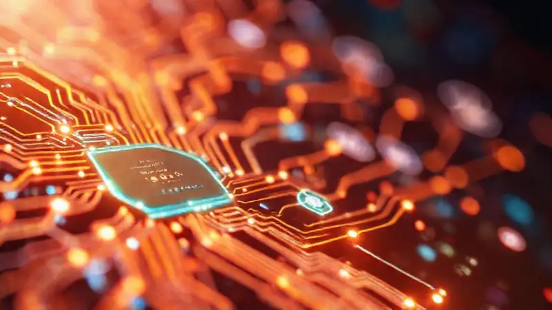 Interfaz digital segura y futurista