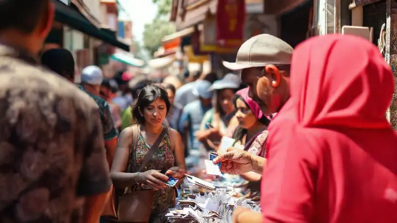 Mercado latinoamericano vibrante y diverso