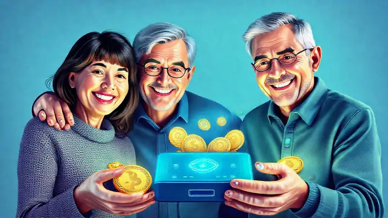 Criptomonedas transmiten felicidad digitalmente segura