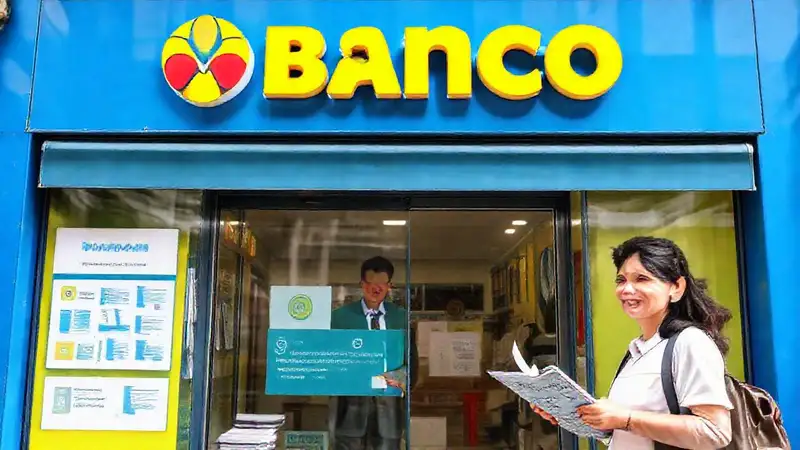 El banco ofrece ayuda clara y amigable