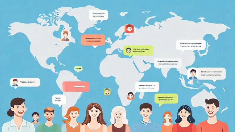 Soporte global: chat diverso y amigable