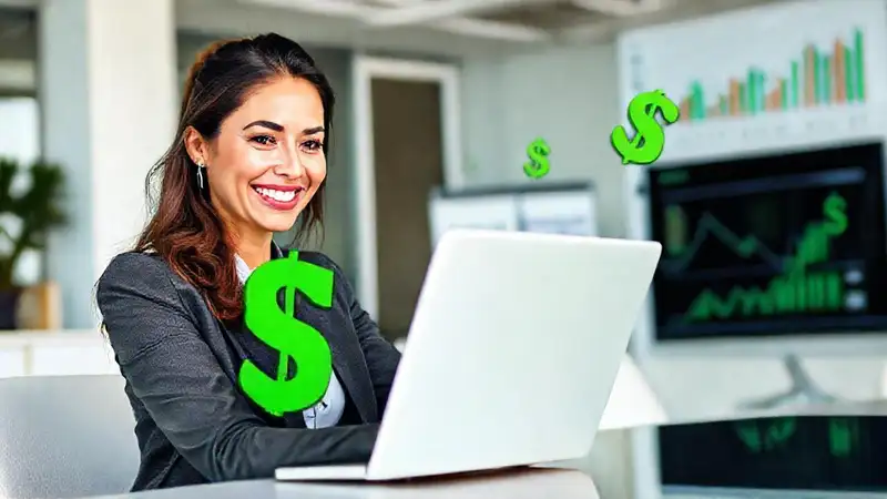 Una empresaria exitosa triunfa con tecnología