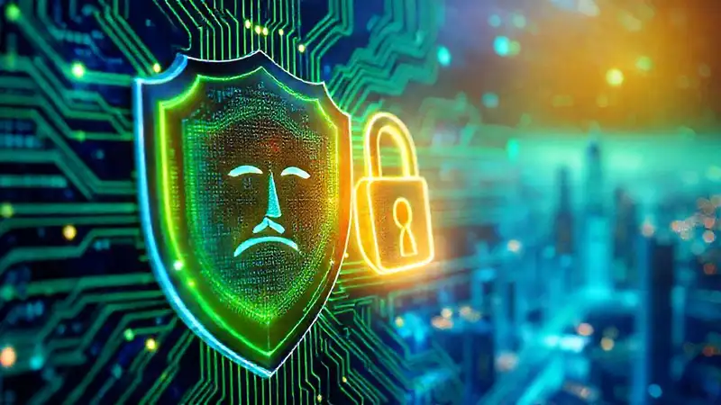 Protección digital futurista y segura