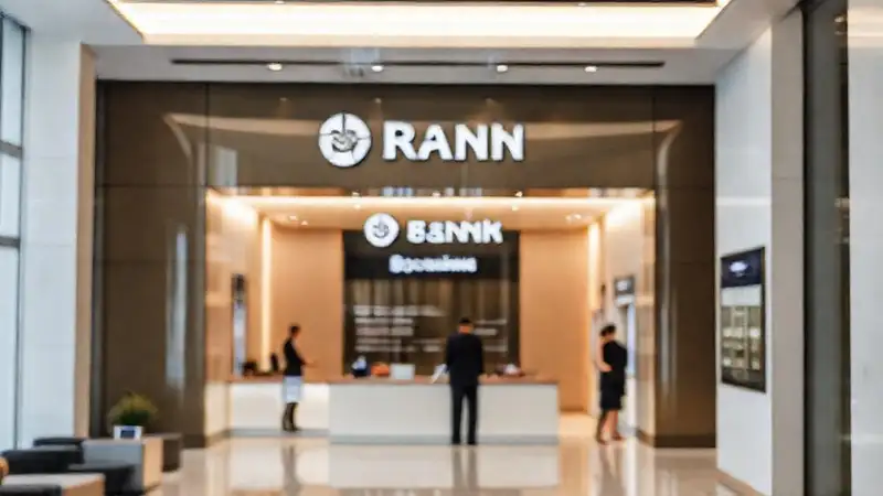 El banco moderno transmite confianza y profesionalismo