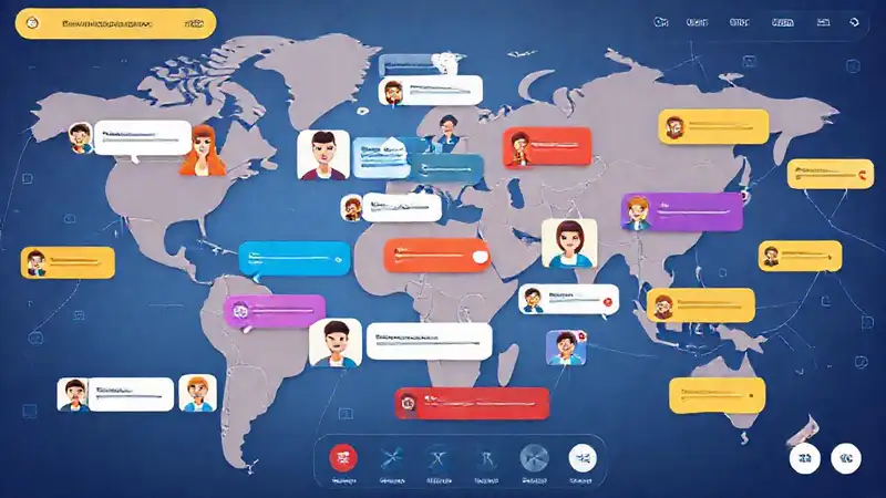 Un chat global vibrante y conectado