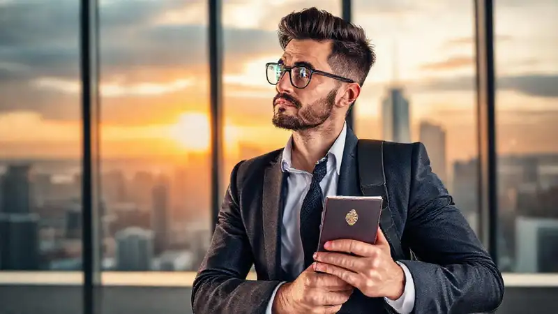 Un expatriado gestiona dinero globalmente con confianza