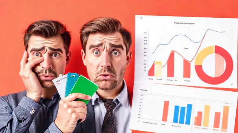 Gráficos financieros informan decisiones crediticias claras