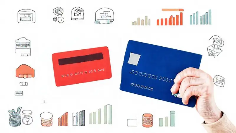 Análisis financiero visual con iconos