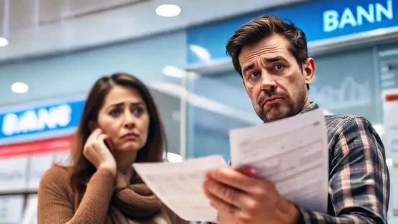 Cliente confundido recibe comisión en banco