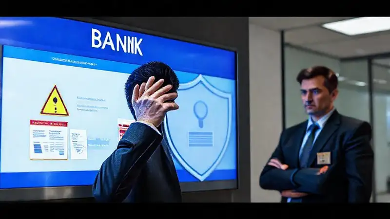 Un cliente frustrado enfrenta la banca digital