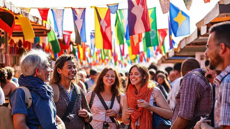 Un mundo vibrante y acogedor se une
