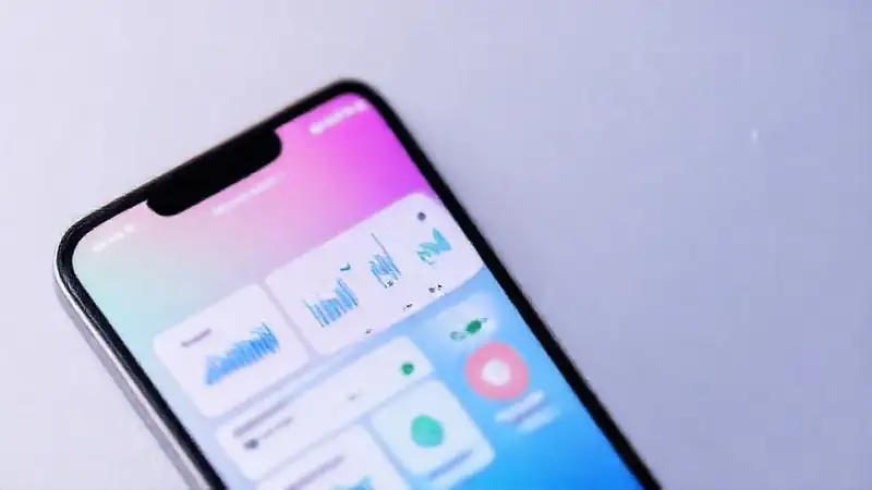 El smartphone ofrece información financiera visual