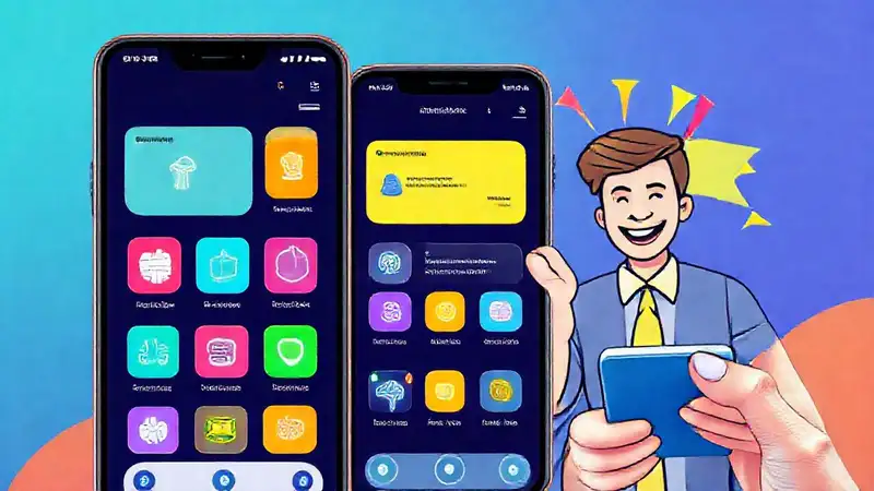 La app bancaria moderna ofrece una experiencia alegre