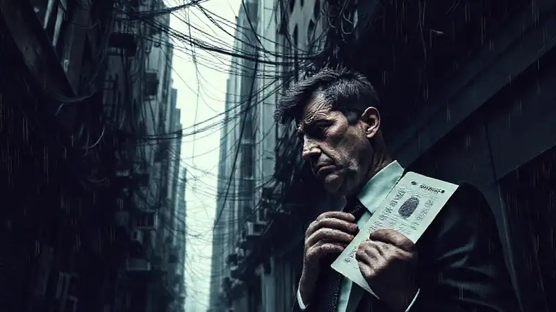 Una ciudad gris y frustrante, digitalmente distorsionada