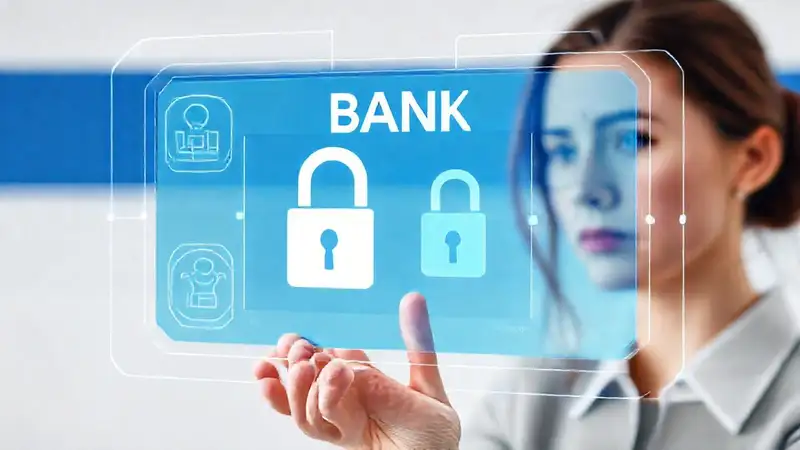 Interfaz bancaria digital segura y profesional