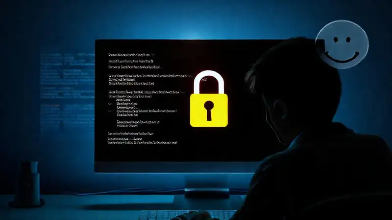 Un usuario frustrado enfrenta un fallo digital