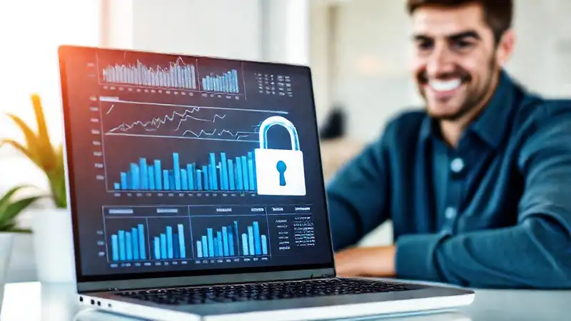 Banca online segura y confiable digital